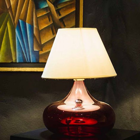 Table Lamp-Red