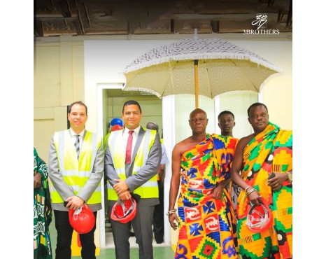 Sierra Leone  Minister Of Energy On A visit to Our partner factory In Ghana 